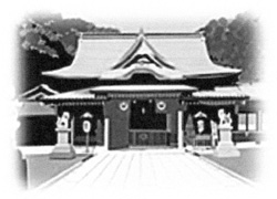 神社正面